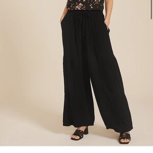 Maurices Black Wide-Leg Pants
